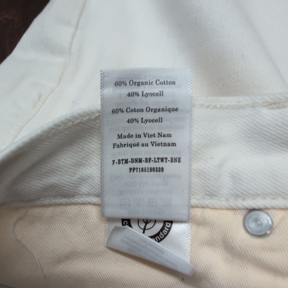 Everlane The Super-Soft Relaxed Jean Size 28 Bone Straight Leg - Picture 11 of 11